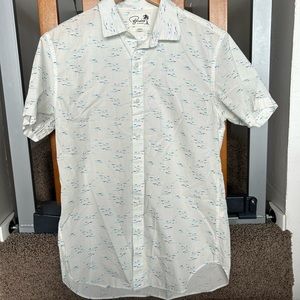 Bonobos Riviera Short Sleeve Button Up Shirt, Size M